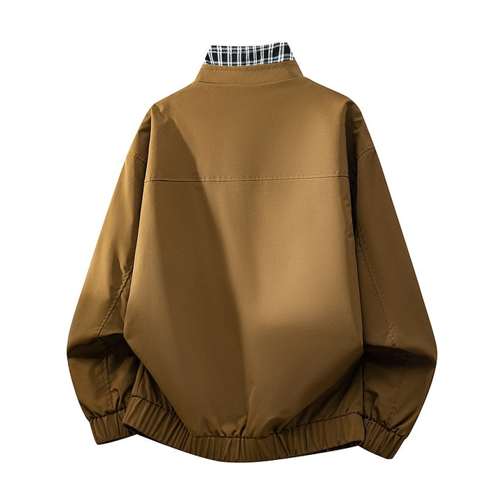 Herren Bequeme Übergangsjacke mit kariertem Innenfutter Echo Archiv
