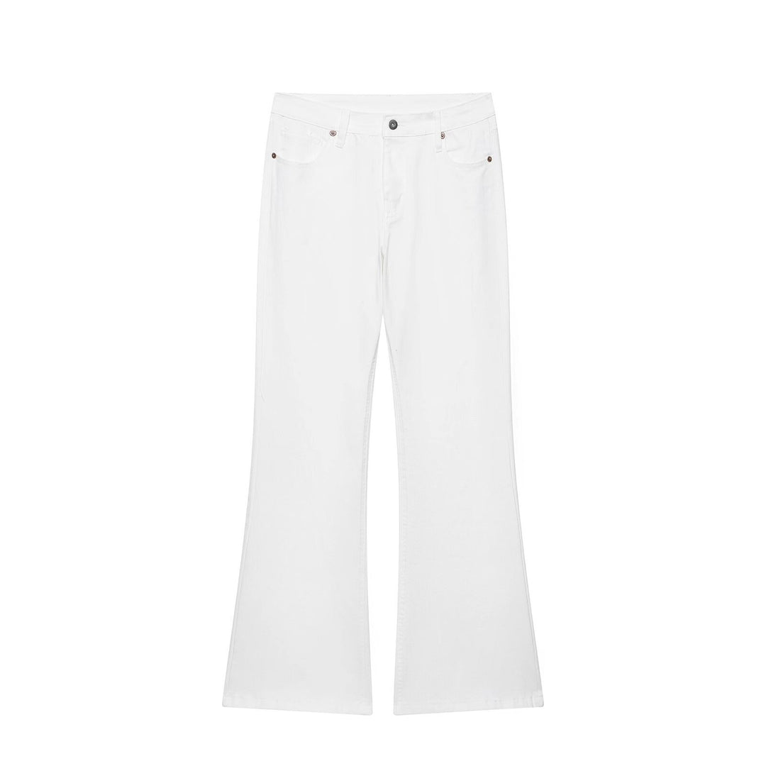Damen Highwaist Schlagjeans mit weitem Bein und Five‑Pocket‑Design Echo Archiv