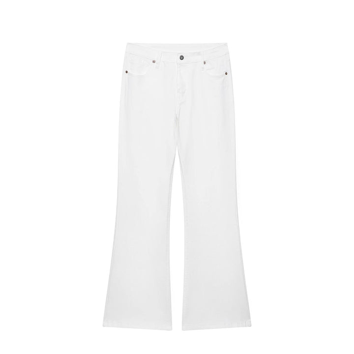 Damen Highwaist Schlagjeans mit weitem Bein und Five‑Pocket‑Design Echo Archiv