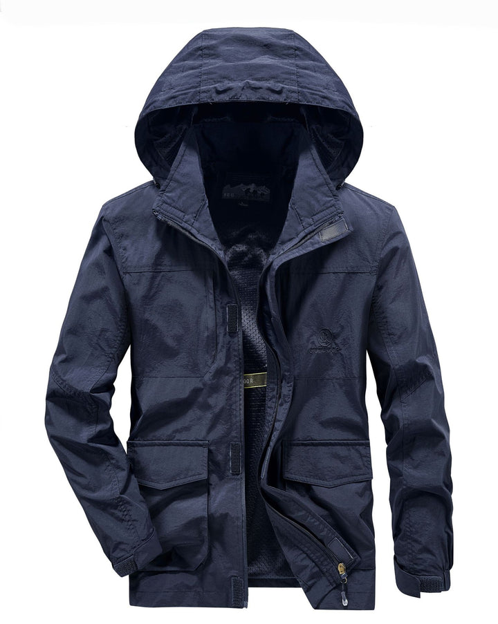 Herren Robuste Wetterjacke mit praktischen Taschen Echo Archiv