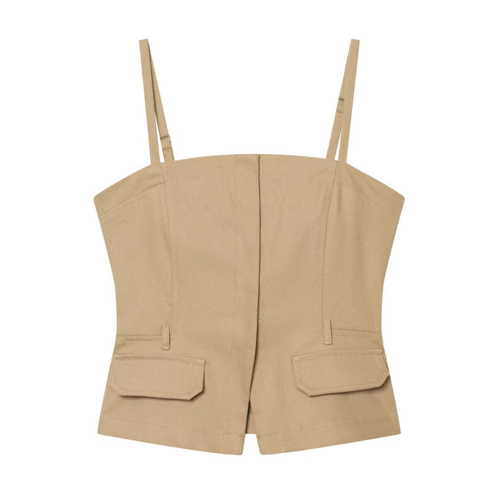 Damen Weite Culotte-Hose mit Bundfalten, Gürtelschlaufen und seitlichen Eingrifftaschen Echo Archiv
