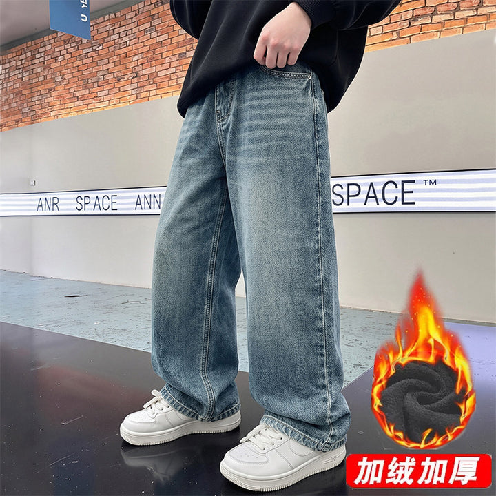 Unisex weite Jeans mit modernem Schnitt Echo Archiv
