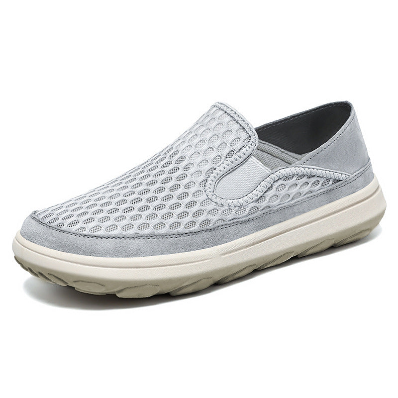 Herren nan atmungsaktiver Mesh-Slip-On Loafer mit elastischen Einsätzen und stoßdämpfender EVA-Sohle Echo Archiv