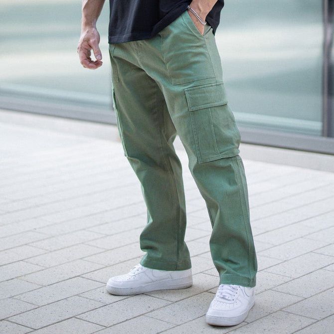 Herren Cargo-Hose mit funktionalen Taschen und komfortabler Passform Echoarchiv