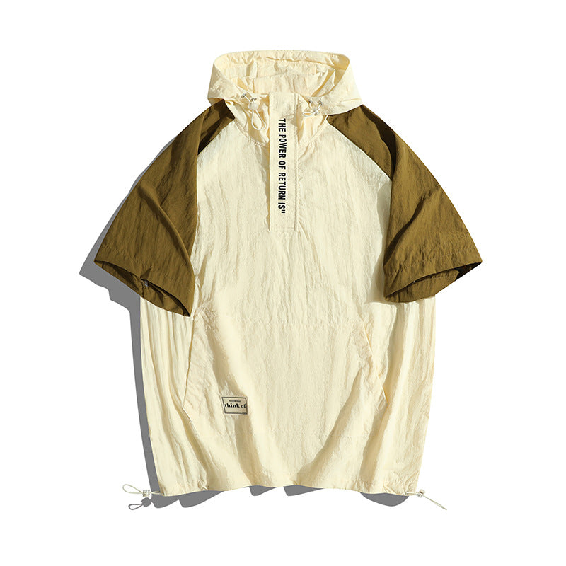 Herren Leichte Windbreaker-Jacke Echo Archiv