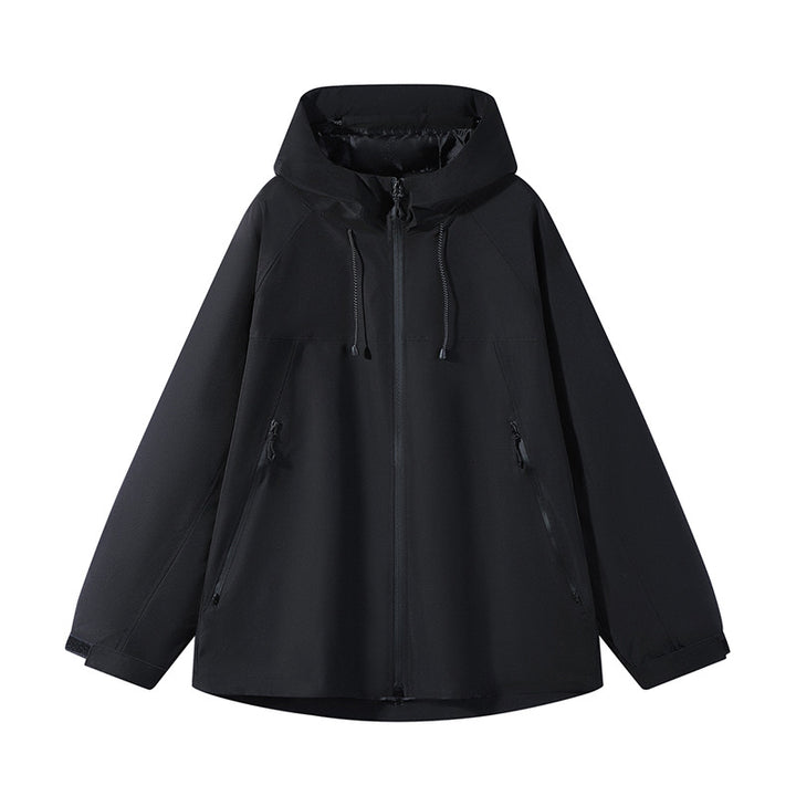 Herren Zweilagige Colorblock-Softshell-Kapuzenjacke im Urban‑Outdoor‑Cut Echo Archiv