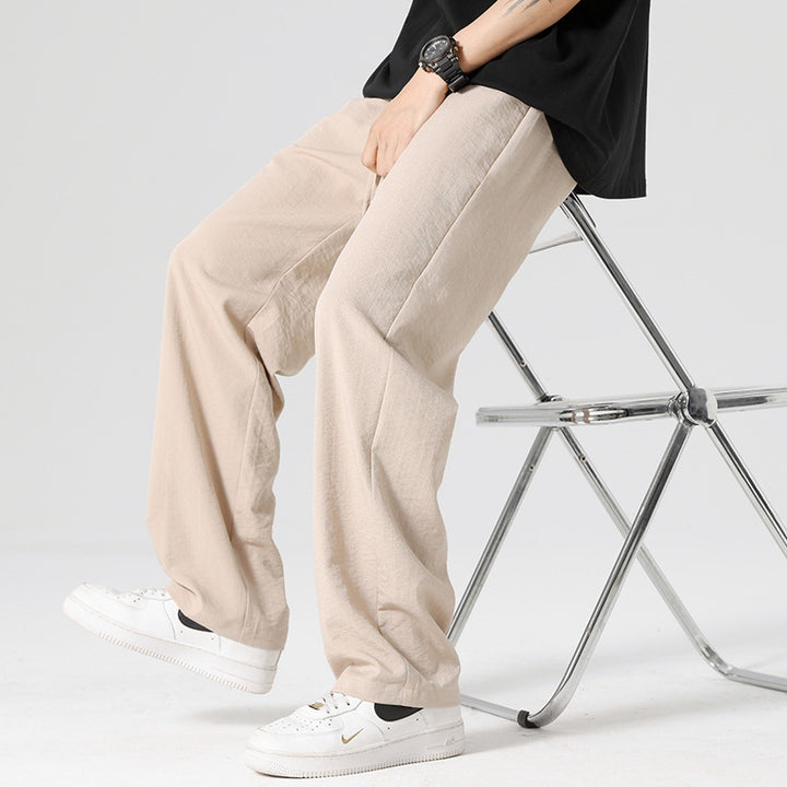 Herren Lässige Leinenhose Echo Archiv