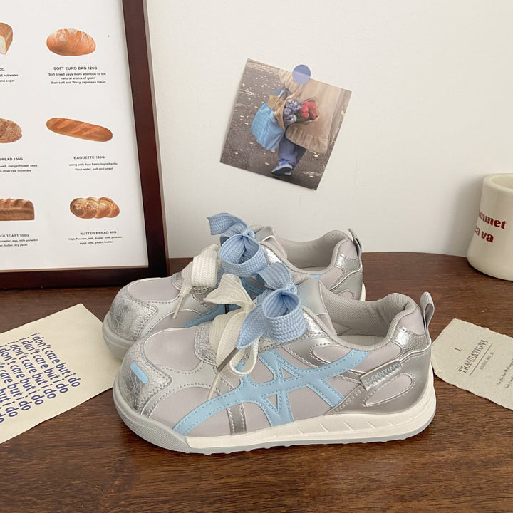 Damen Sneakers mit atmungsaktiver Mesh-Oberfläche und flexibler Gummisohle Echo Archiv