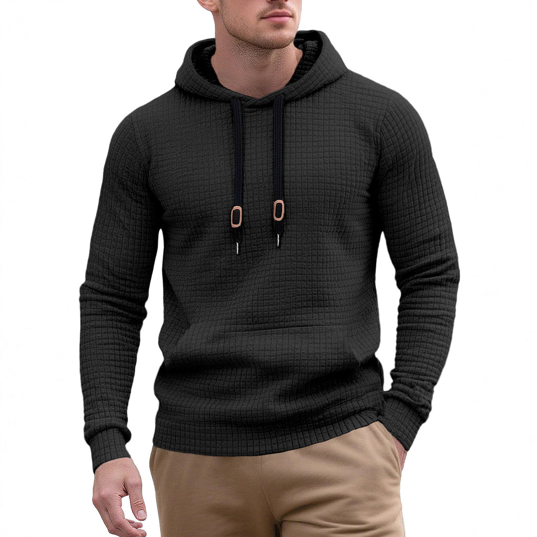 Herren stylischer Kapuzenpullover mit strukturiertem Design Echoarchiv