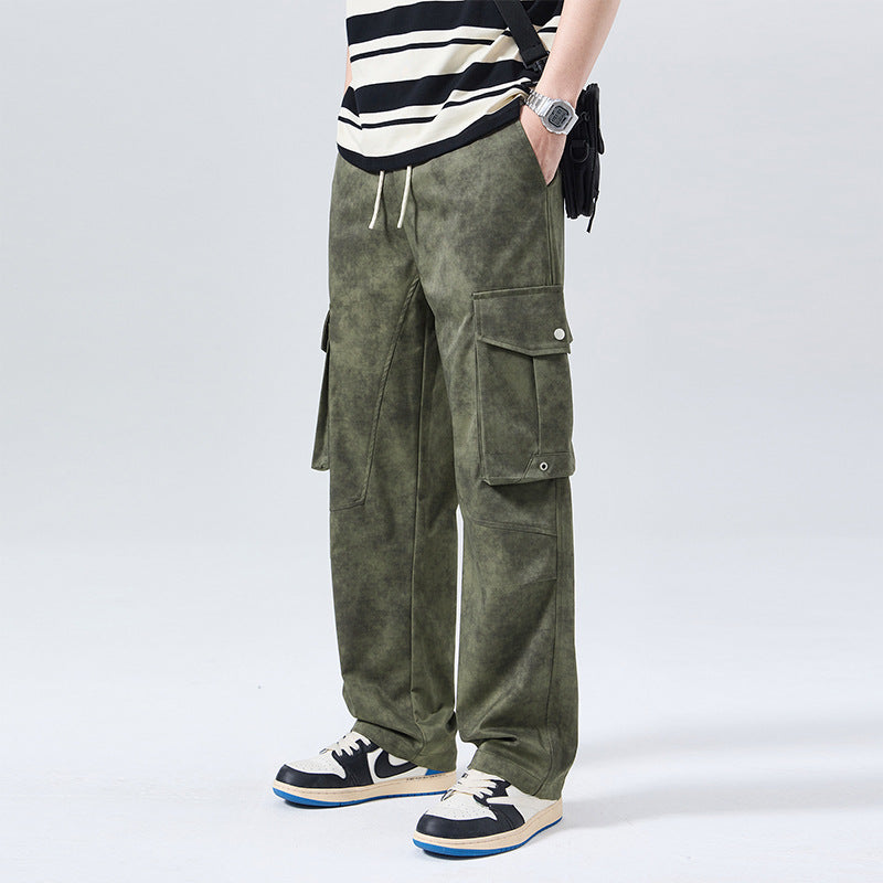 Herren Cargo-Hose mit multifunktionalen Taschen und lässigem Schnitt Echoarchiv