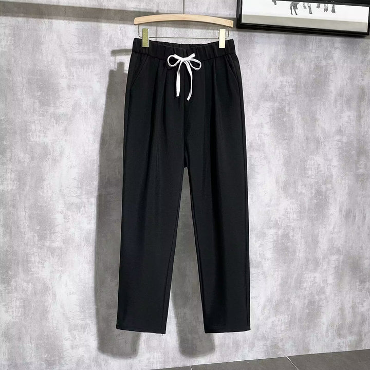 Damen Bequeme Jogginghose mit verstellbarem Bund Echoarchiv