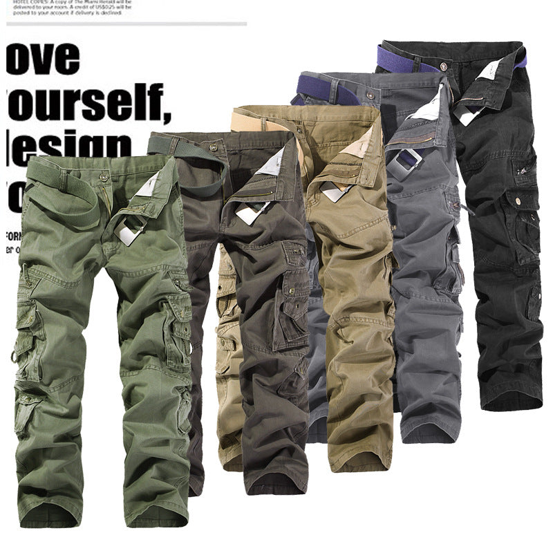 Herren Robuste Cargo-Arbeitshose mit Mehrfach‑Taschen, Kniefalten und Relaxed‑Fit Echo Archiv