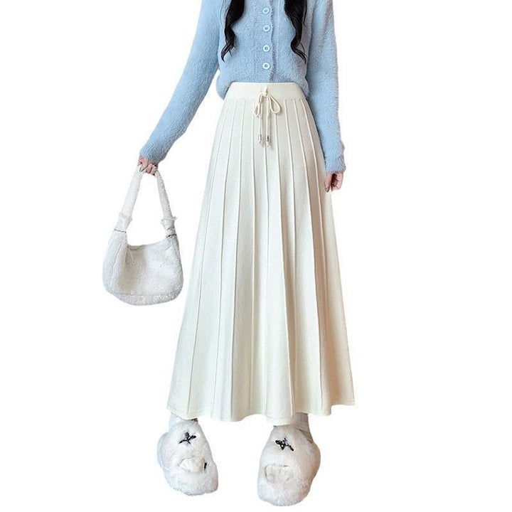 Damen Eleganter und fließender Maxirock Echo Archiv
