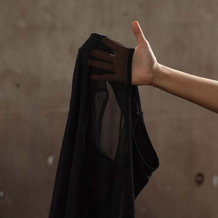 Damen Sportliches Funktionsshirt mit Mesh-Einsätzen Echo Archiv