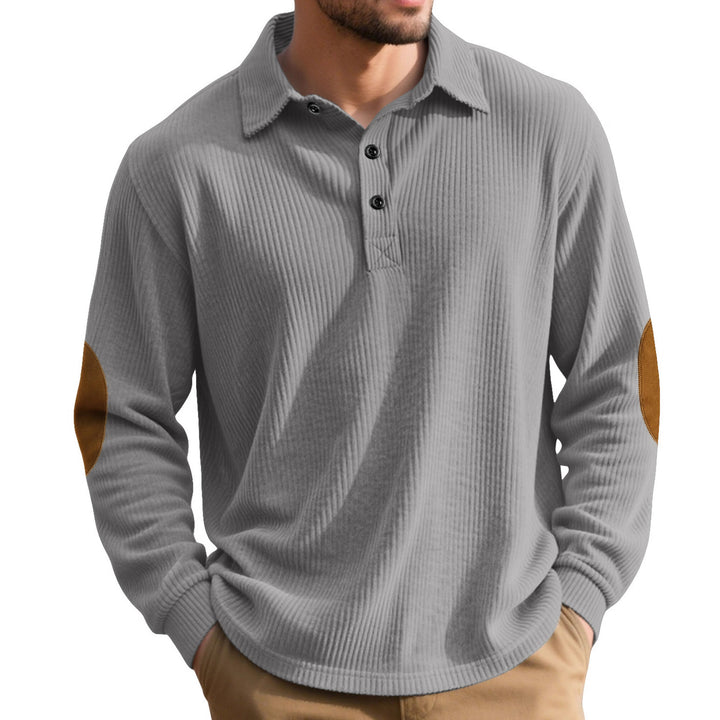 Herren klassischer Button-Down Pullover Echoarchiv