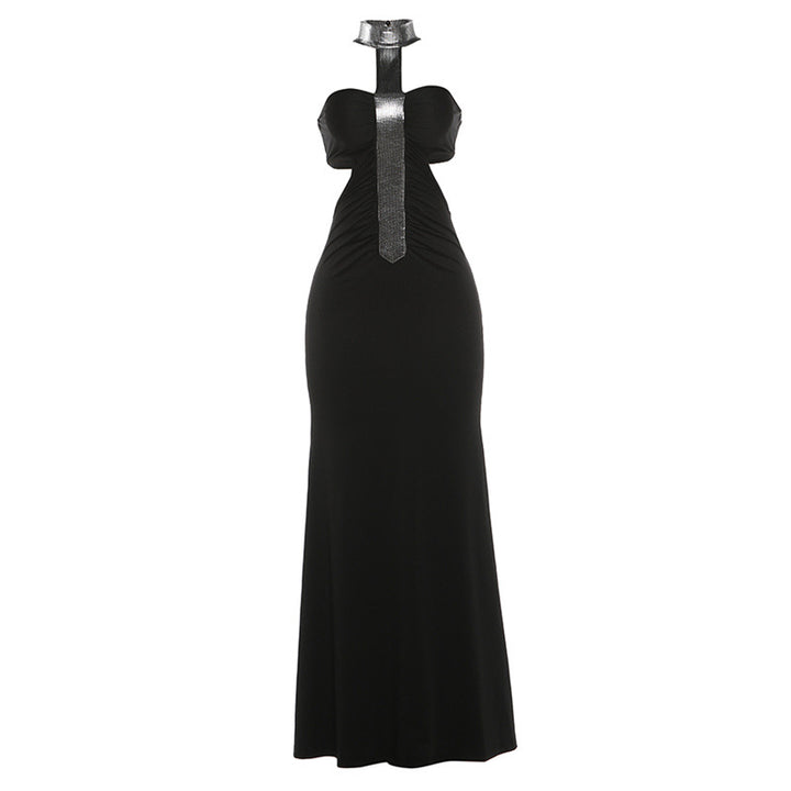 Damen Elegantes Abendkleid mit schmalem Schnitt und glänzenden Akzenten Echo Archiv