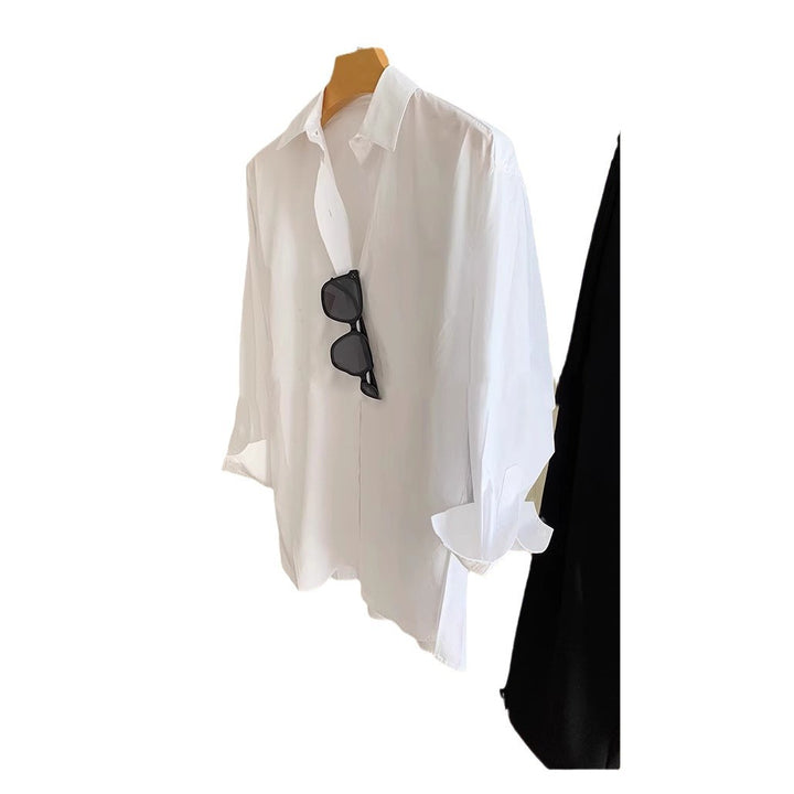 Damen Lässige Oversized-Bluse Echoarchiv