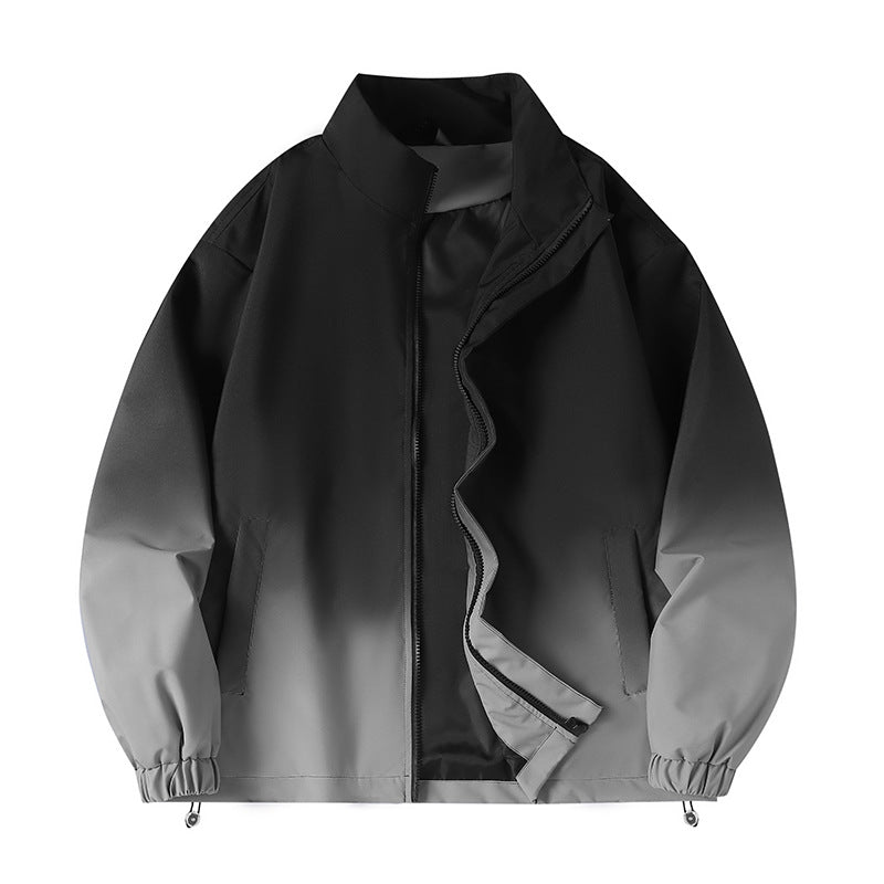 Herren stylische Übergangsjacke mit innovativem Farbverlauf Echoarchiv
