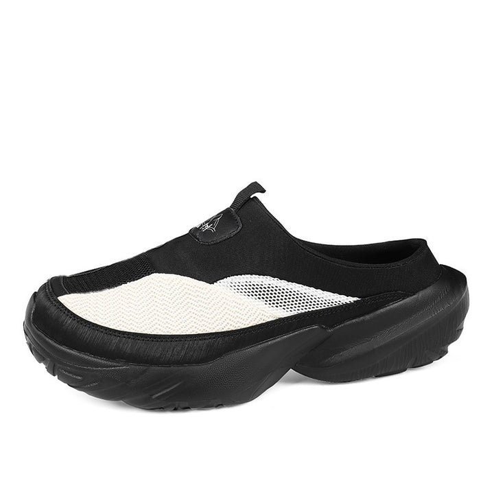 Unisex Slip-On Clog-Sneaker mit dicker Profilsohle und atmungsaktivem Mesh-Oberschuh Echoarchiv