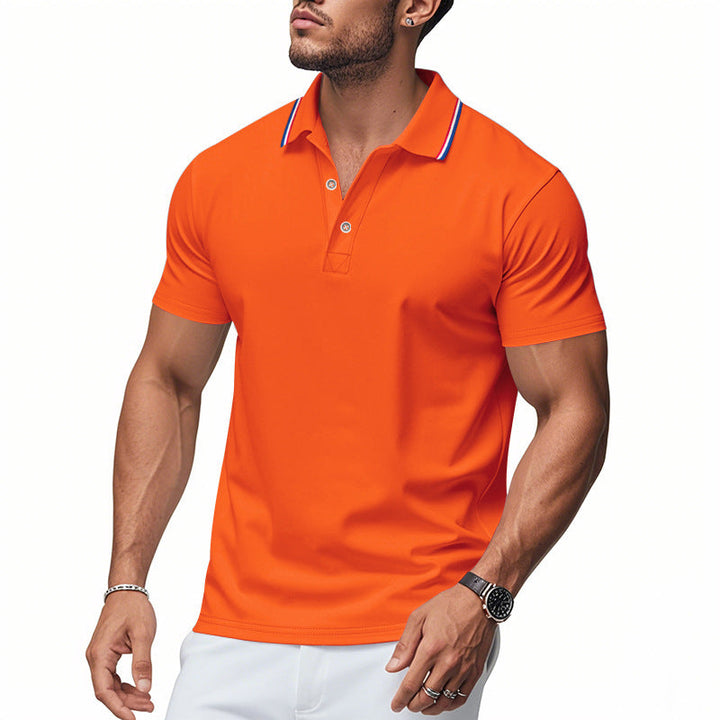 Herren Poloshirt mit modernem Kragen und feuchtigkeitsregulierender Technologie Echoarchiv