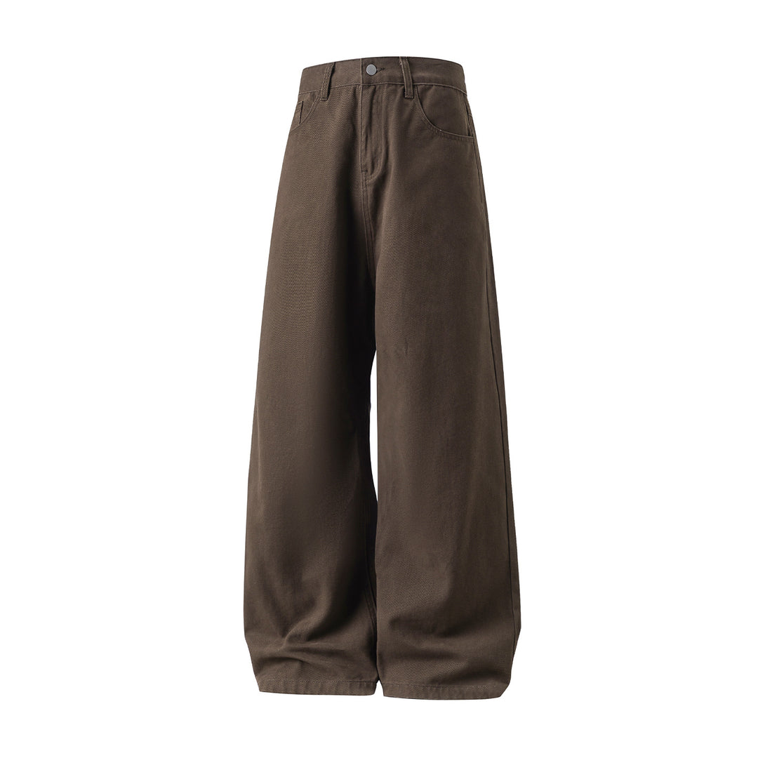 Damen Hochtaillierte Twill-Hose mit extra weitem Balloon-Schnitt Echo Archiv