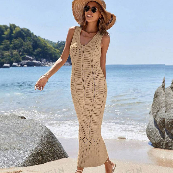 Damen gehäkeltes Sommer-Maxikleid Echo Archiv