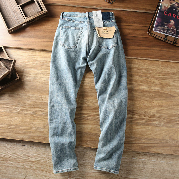 Herren Designer Jeans mit Destroyed-Details Echo Archiv