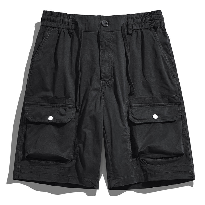 Herren Cargo-Shorts mit elastischem Bund und multifunktionalen Taschen Echoarchiv 1758210123
