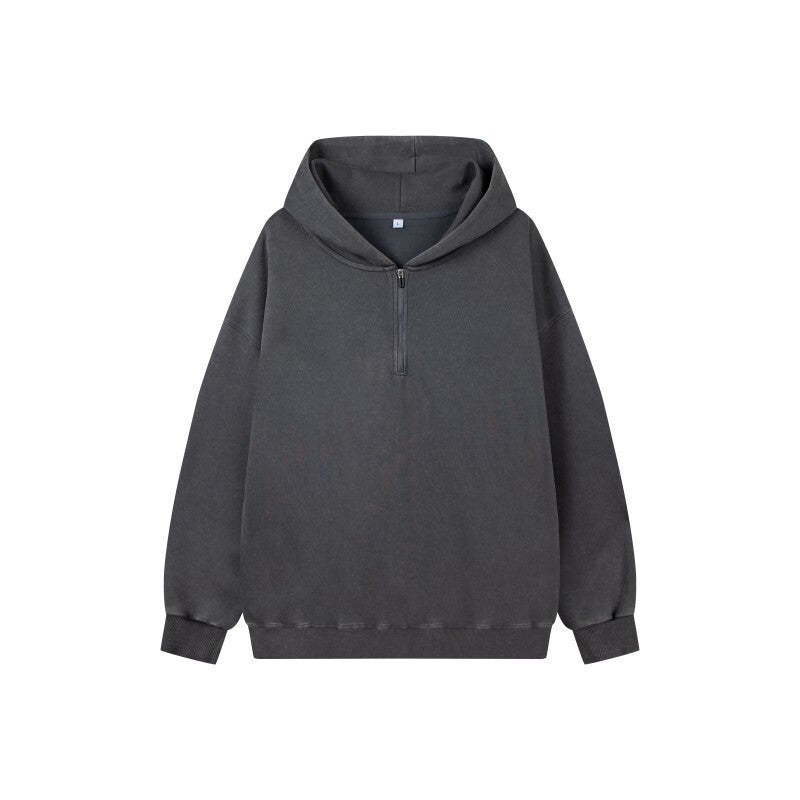 Damen Stilvolle Kapuzenpullover mit halbem Reißverschluss Echo Archiv