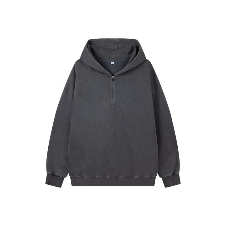 Damen Stilvolle Kapuzenpullover mit halbem Reißverschluss Echo Archiv