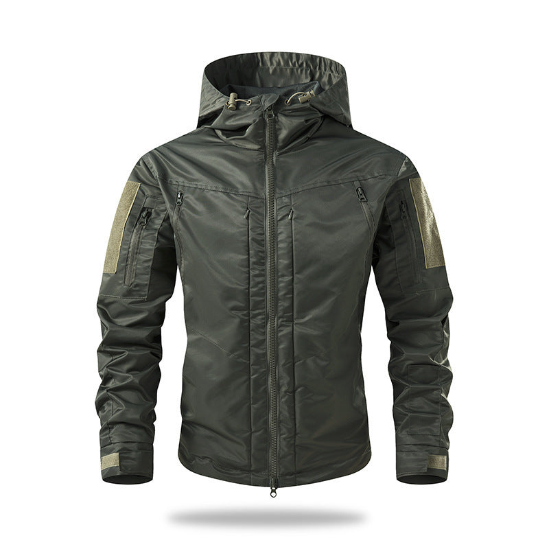Herren technische Outdoorjacke mit atmungsaktiver Membran Echoarchiv