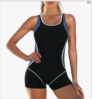 Damen Sportlicher Schwimmanzug mit Shorty-Schnitt Echo Archiv