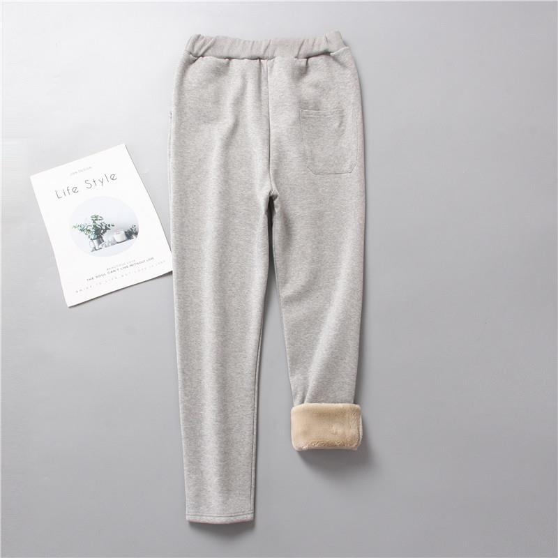 Damen nan gefütterte Therm-Jogginghose mit Kordelzug, seitlichen Eingrifftaschen und schmalem Bein Echo Archiv