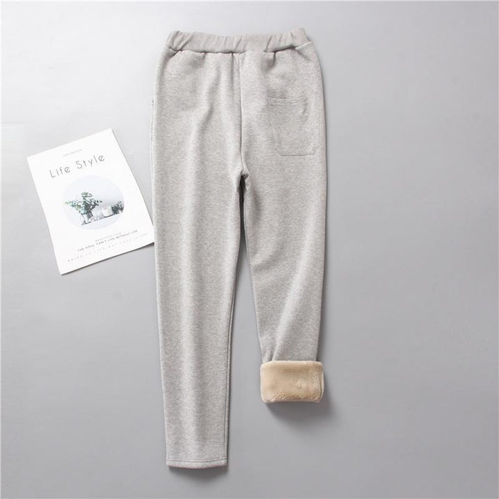 Damen nan gefütterte Therm-Jogginghose mit Kordelzug, seitlichen Eingrifftaschen und schmalem Bein Echo Archiv