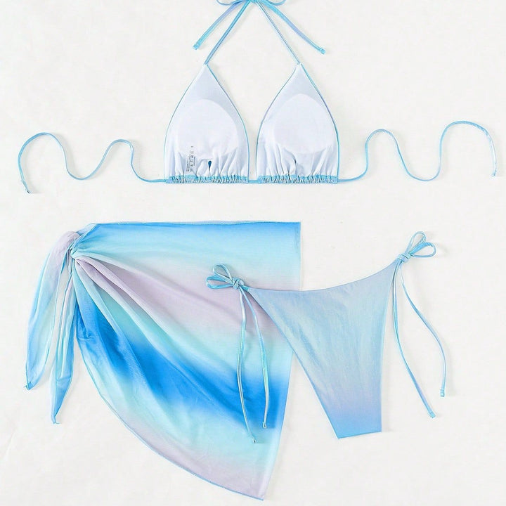 Damen Triangel-Bikini mit verspieltem Wickelrock Echo Archiv