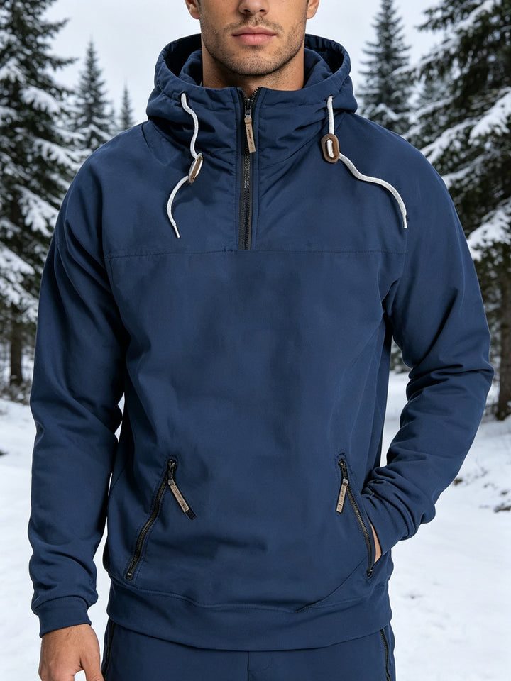 Herren Winddichte Kapuzenjacke Echo Archiv