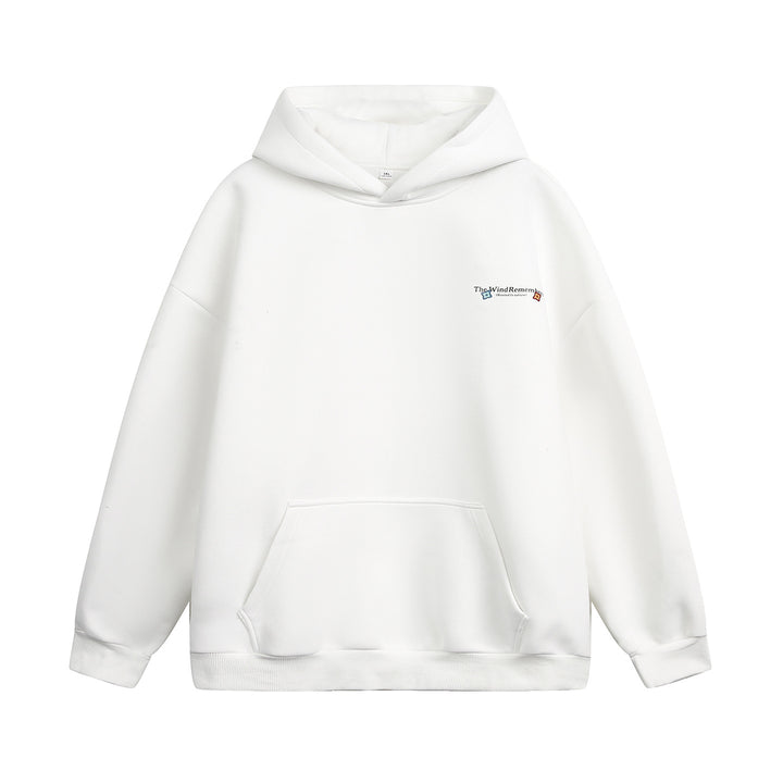 Unisex Schlichter Hoodie mit ballonförmigem Oversize‑Schnitt, gefütterter Kapuze & Kängurutasche Echo Archiv