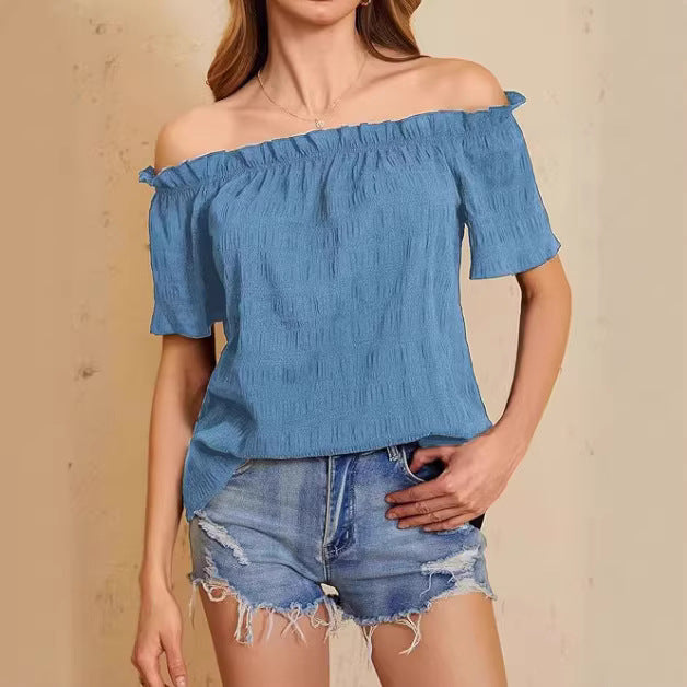 Damen Off-Shoulder Bluse Echo Archiv