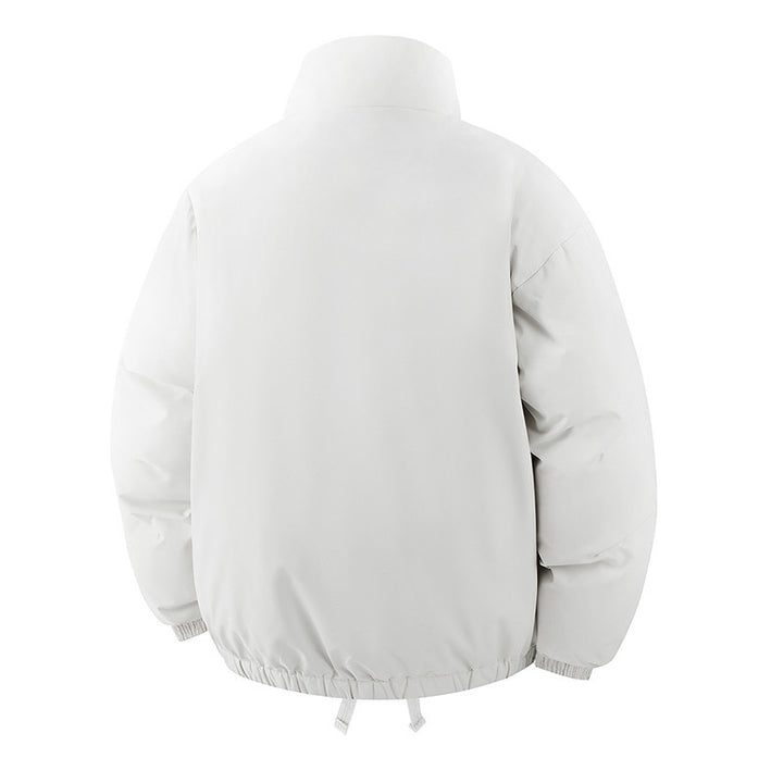 Herren Oversized Thermo‑Steppjacke mit hohem Kragen, Reißverschluss und Tunnelzug Echo Archiv