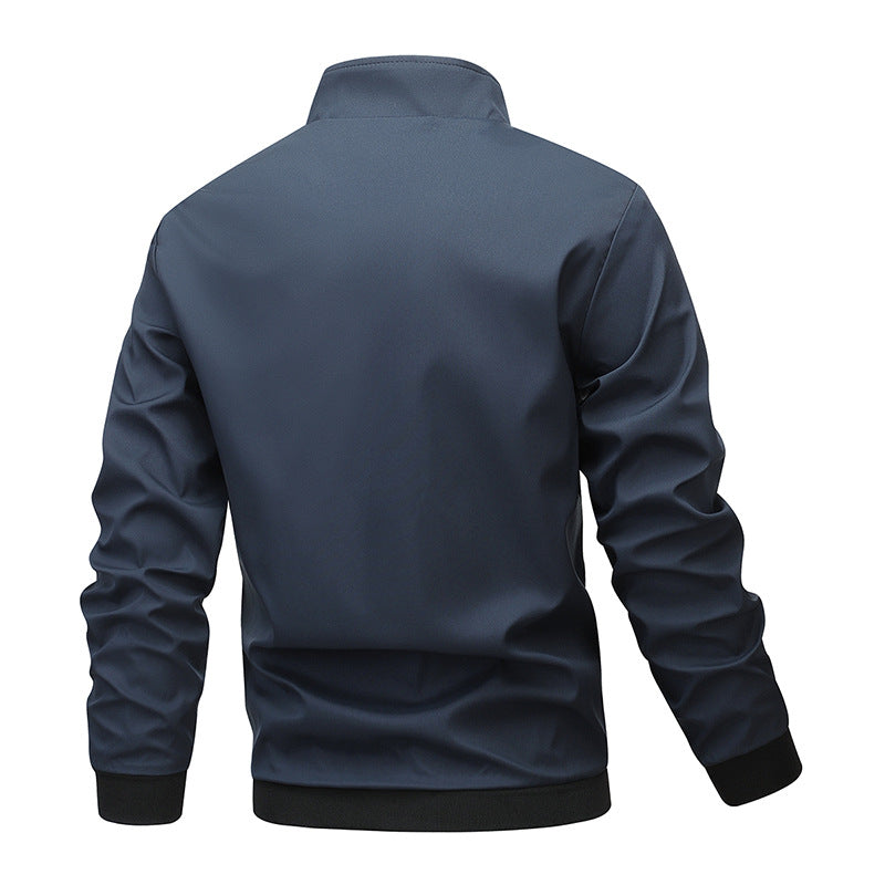 Herren Sportliche Übergangsjacke mit elastischen Bündchen und praktischen Reißverschlusstaschen Echoarchiv
