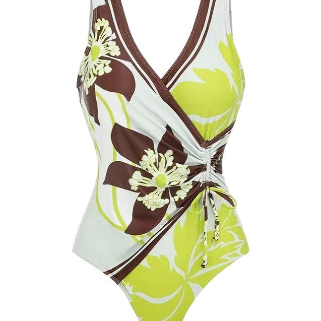 Damen Maxi-Kleid mit floralen Motiven Echo Archiv