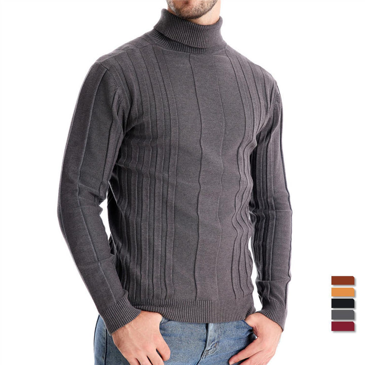 Herren Stehkragen Pullover Echoarchiv