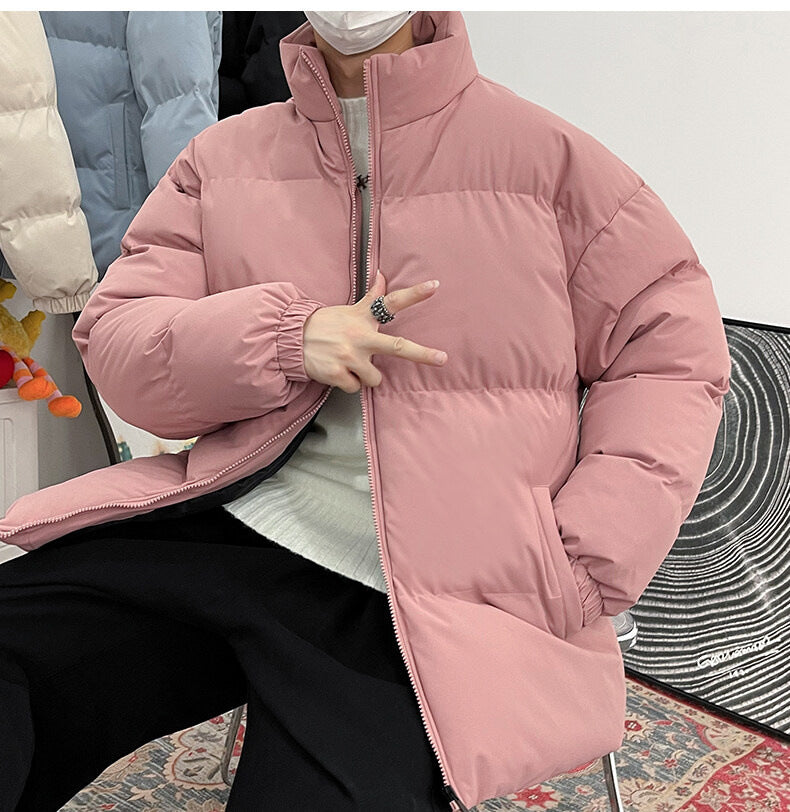 Herren Steppjacke mit hohem Kragen und isolierender Füllung Echoarchiv