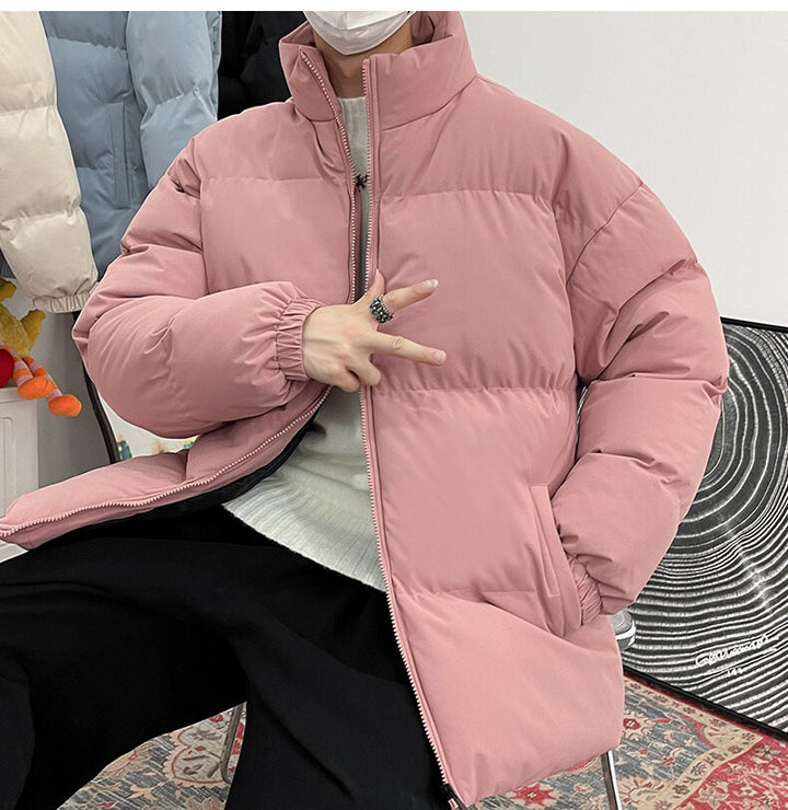Herren Steppjacke mit hohem Kragen und isolierender Füllung Echoarchiv