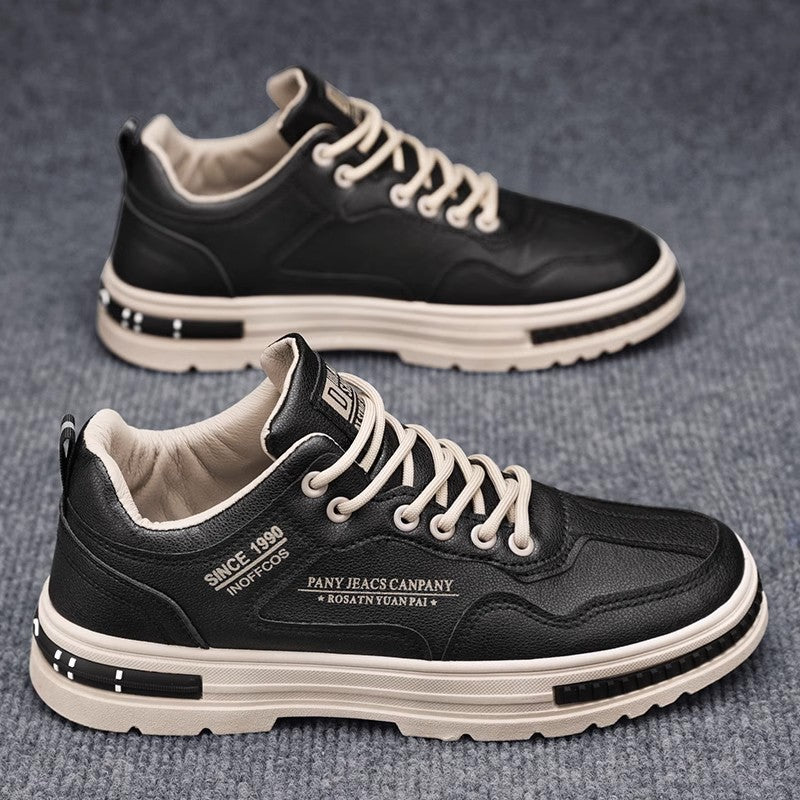 Herren modischer Freizeit‑Sneaker mit dicker Plateausohle, gepolstertem Schaft und verstärkter Zehenkappe – Norré