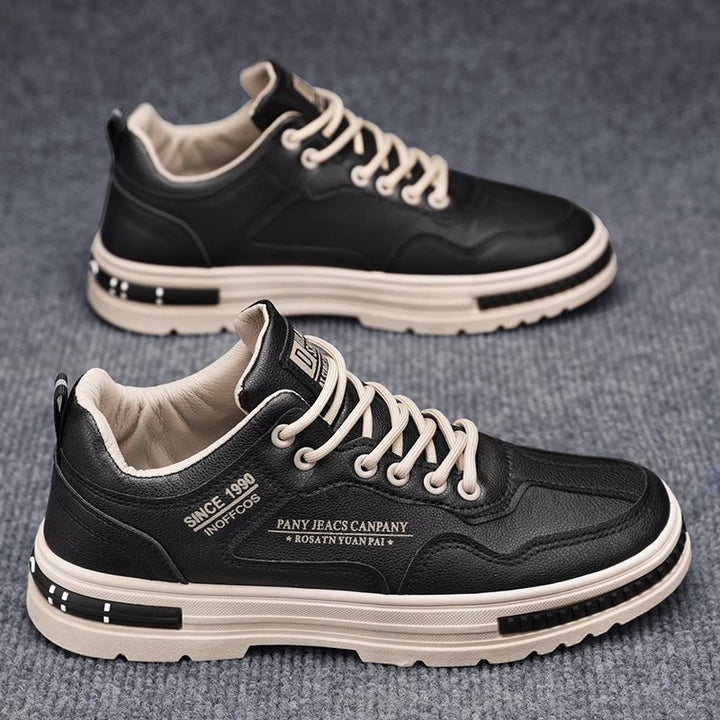 Herren modischer Freizeit‑Sneaker mit dicker Plateausohle, gepolstertem Schaft und verstärkter Zehenkappe – Norré