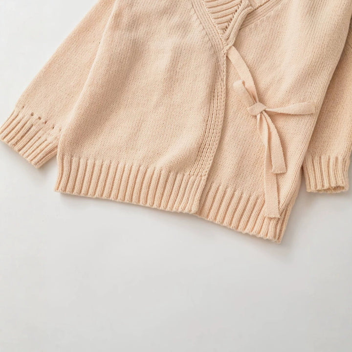 Damen Oversize Strickcardigan mit Bindegürtel und Schalkragen Echo Archiv