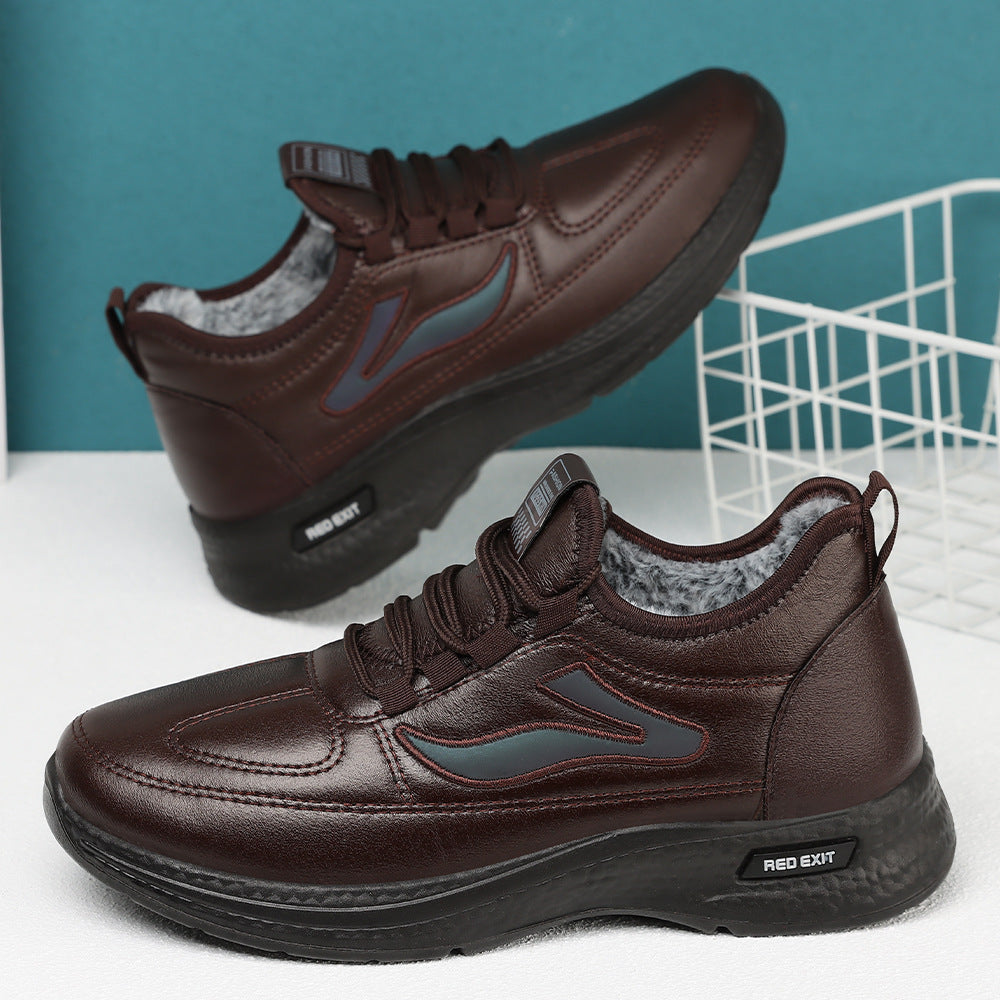 Damen Sportliche Lammfell-Sneaker mit rutschfester Sohle Echo Archiv