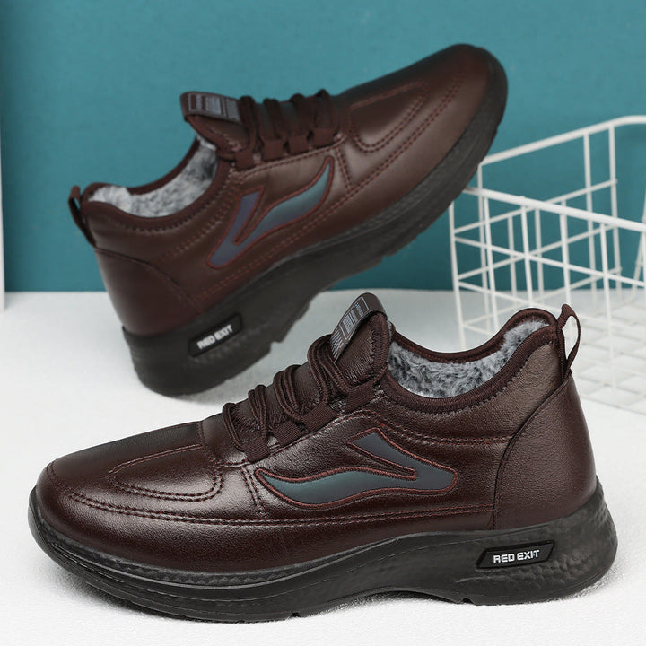 Damen Sportliche Lammfell-Sneaker mit rutschfester Sohle Echo Archiv