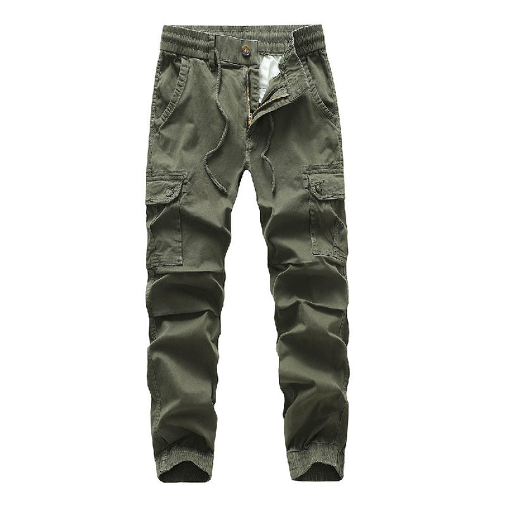 Herren Funktionale Cargo-Joggerhose im Urban-Workwear-Stil mit Kordelbund und Klapptaschen Echo Archiv